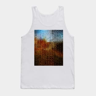 Color Abstract 3D Design Pattern Tank Top